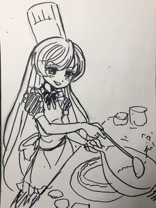 Rating: Safe Score: 0 Tags: 1girl apron cup image long_hair monochrome open_mouth photo smile solo suiseiseki teacup teapot tears traditional_media User: admin