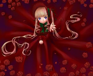 Rating: Safe Score: 0 Tags: 1girl blonde_hair dress flower green_bow image long_hair long_sleeves looking_at_viewer petals pink_flower pink_rose red_dress red_flower red_rose red_theme rose rose_petals shinku solo twintails very_long_hair white_rose User: admin