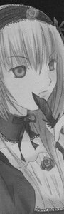 Rating: Safe Score: 0 Tags: 1girl akemi_homura greyscale halftone image kaname_madoka monochrome smile solo suigintou User: admin