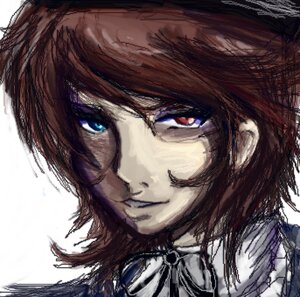 Rating: Safe Score: 0 Tags: 1boy auto_tagged blue_eyes brown_hair closed_mouth face image looking_at_viewer portrait smile solo souseiseki User: admin