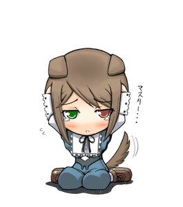 Rating: Safe Score: 0 Tags: 1girl adjusting_hair animal_ears bad_id bad_pixiv_id blush brown_hair chibi dog_ears dog_tail dress full_body green_eyes heterochromia image jingai_modoki long_sleeves pantyhose photoshop_(medium) red_eyes ribbon rozen_maiden scared simple_background sitting solo souseiseki sweatdrop tail tail_wagging tears wariza white_background User: admin