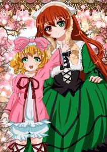 Rating: Safe Score: 0 Tags: 2girls :d blonde_hair bloomers blush bow brown_hair cherry_blossoms dress frills green_eyes hat heterochromia hina_ichigo hinaichigo image long_hair long_sleeves looking_at_viewer multiple_girls open_mouth outdoors pair pink_bow red_eyes ribbon short_hair siblings sisters smile suiseiseki tree underwear User: admin