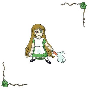 Rating: Safe Score: 0 Tags: 1girl black_footwear brown_hair dress flower green_eyes hair_between_eyes heterochromia image long_hair plant red_flower rose shoes short_sleeves solo suiseiseki thorns very_long_hair vines watering_can white_background User: admin