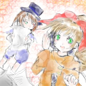 Rating: Explicit Score: 0 Tags: 2girls blonde_hair bow brown_hair green_eyes hat hinaichigo image mosaic_censoring multiple_girls pair red_bow souseiseki top_hat User: admin