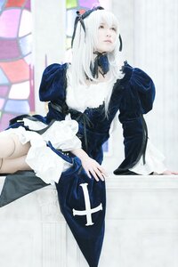 Rating: Safe Score: 0 Tags: 1girl 3d black_dress blurry depth_of_field dress frills hairband long_hair long_sleeves photo puffy_sleeves sitting solo suigintou thighhighs white_hair white_legwear User: admin