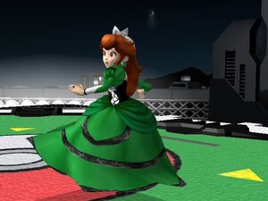 Rating: Safe Score: 0 Tags: 1girl brown_hair car dress green_dress ground_vehicle image long_hair long_sleeves looking_back motor_vehicle puffy_sleeves red_eyes solo suiseiseki User: admin