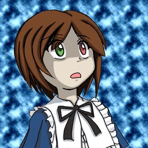 Rating: Safe Score: 0 Tags: 1girl :o black_ribbon brown_hair frills green_eyes heterochromia image night open_mouth red_eyes ribbon short_hair sky solo souseiseki starry_sky suiseiseki upper_body User: admin
