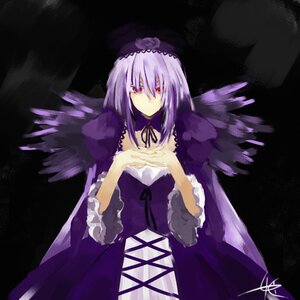 Rating: Safe Score: 0 Tags: 1girl auto_tagged bangs black_background black_ribbon black_wings cowboy_shot detached_collar dress expressionless frilled_sleeves frills hairband image long_hair long_sleeves looking_at_viewer puffy_sleeves red_eyes ribbon simple_background solo standing suigintou very_long_hair wings User: admin