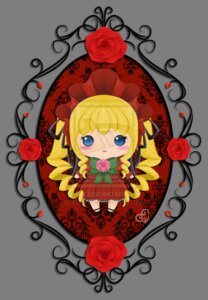 Rating: Safe Score: 0 Tags: 1girl blonde_hair blue_eyes blush chibi dress drill_hair flower image long_hair petals pink_flower pink_rose red_dress red_flower red_rose rose rose_petals shinku solo thorns twintails vines User: admin