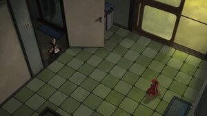 Rating: Safe Score: 0 Tags: bathroom chain-link_fence fence futon honeycomb_(pattern) image indoors pair shinku shouji sliding_doors suigintou tatami tile_floor tile_wall tiles User: admin