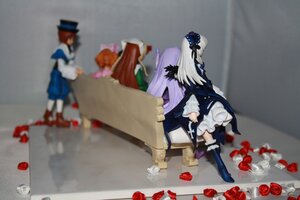 Rating: Safe Score: 0 Tags: 1boy 4girls blonde_hair blue_flower blurry blurry_foreground boots depth_of_field doll dress flower hat long_hair long_sleeves motion_blur multiple_dolls multiple_girls photo red_flower red_rose ribbon rose tagme very_long_hair User: admin