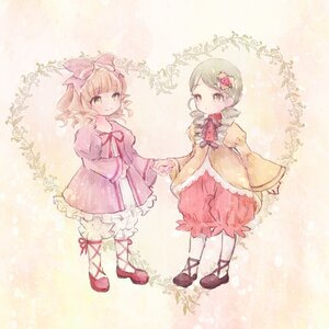Rating: Safe Score: 0 Tags: 2girls blonde_hair bloomers bow cross-laced_footwear dress flower frills green_eyes hair_bow hair_ornament hina_ichigo hinaichigo holding_hands image kanaria long_sleeves multiple_girls pair pantyhose pink_bow pink_dress ribbon shoes short_hair smile white_legwear User: admin