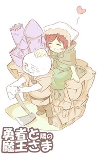 Rating: Safe Score: 0 Tags: 2boys blush boots brothers closed_eyes grin heart hood image multiple_boys smile solo striped striped_background suiseiseki User: admin