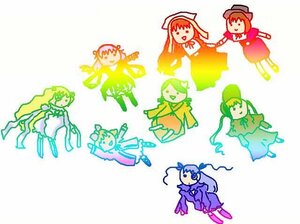 Rating: Safe Score: 0 Tags: 6+girls blue_eyes blue_hair bow brown_hair dress green_dress green_eyes green_hair image long_hair multiple multiple_girls orange_hair short_hair tagme User: admin