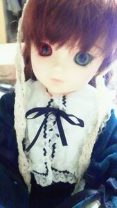 Rating: Safe Score: 0 Tags: 1girl bangs black_ribbon blue_eyes blue_neckwear blue_ribbon doll dress frills looking_at_viewer neck_ribbon ribbon solo suiseiseki upper_body User: admin