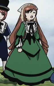 Rating: Safe Score: 0 Tags: 2girls apron brown_eyes brown_hair dress green_dress hat image long_hair long_sleeves multiple_girls open_mouth pair siblings sisters souseiseki standing suiseiseki twins very_long_hair User: admin