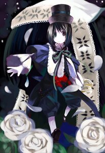 Rating: Safe Score: 0 Tags: 1girl 2girls black_hair blood flower hat heterochromia image kabocha_(monkey4) long_sleeves looking_at_viewer multiple_girls pants pantyhose red_eyes rose rozen_maiden short_hair siblings sisters solo souseiseki suiseiseki top_hat twins white_flower white_rose User: admin