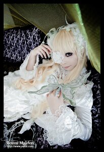 Rating: Safe Score: 0 Tags: 1girl auto_tagged blonde_hair blue_eyes bug butterfly dress flower insect kirakishou letterboxed lips long_hair solo upper_body white_flower white_rose User: admin