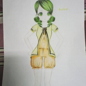Rating: Safe Score: 0 Tags: 1girl dress green_eyes green_hair image kanaria looking_at_viewer photo sleeveless_dress solo standing white_skin yellow_dress User: admin