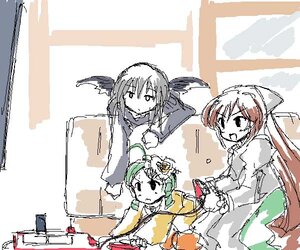 Rating: Safe Score: 0 Tags: 3girls green_hair head_wings image long_hair long_sleeves multiple multiple_girls suigintou tagme wings User: admin