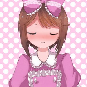 Rating: Safe Score: 0 Tags: 1girl blush bow brown_hair circle closed_eyes color_guide frills hair_bow halftone halftone_background image mushroom pajamas pink_bow polka_dot polka_dot_background polka_dot_bikini polka_dot_bow polka_dot_bra polka_dot_dress polka_dot_legwear polka_dot_panties polka_dot_ribbon polka_dot_skirt polka_dot_swimsuit short_hair solo souseiseki unmoving_pattern User: admin