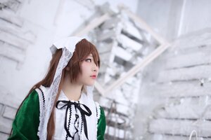 Rating: Safe Score: 0 Tags: 1girl 3d black_ribbon blurry blurry_background brown_hair building day depth_of_field dress lips long_hair realistic ribbon solo suiseiseki upper_body User: admin
