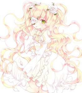 Rating: Safe Score: 0 Tags: 1girl blonde_hair dress eyepatch flower frills hair_flower hair_ornament image kirakishou kneehighs long_hair long_sleeves pink_rose rose smile solo striped striped_background thorns twintails very_long_hair white_dress white_flower white_rose User: admin