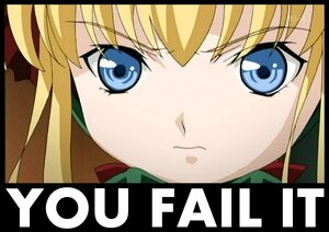 Rating: Safe Score: 0 Tags: 1girl blonde_hair blue_eyes circle_cut close-up face image letterboxed long_hair looking_at_viewer parody shinku simple_background solo User: admin