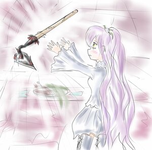 Rating: Safe Score: 0 Tags: 1girl dress emphasis_lines gradient_hair hijiri_byakuren image kirakishou long_hair long_sleeves multicolored_hair purple_hair rain solo very_long_hair white_dress yellow_eyes User: admin