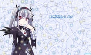 Rating: Safe Score: 0 Tags: 1girl black_dress black_ribbon dress frills hairband image juliet_sleeves lolita_fashion lolita_hairband long_hair long_sleeves looking_at_viewer puffy_sleeves ribbon solo suigintou twintails wings User: admin