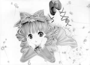 Rating: Safe Score: 0 Tags: 1girl air_bubble bow bubble commentary_request frills graphite_(medium) greyscale hair_bow head_rest hina_ichigo hinaichigo image kagiyama_hina looking_at_viewer lying megumi_(piyo7piyo9) monochrome on_stomach photoshop_(medium) ribbon rozen_maiden short_hair smile solo striped traditional_media underwater water_drop User: admin