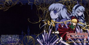 Rating: Safe Score: 0 Tags: 3girls blonde_hair blue_eyes dress eyepatch flower hairband image long_hair multiple multiple_girls red_dress rose shinku silver_hair suigintou tagme wings User: admin