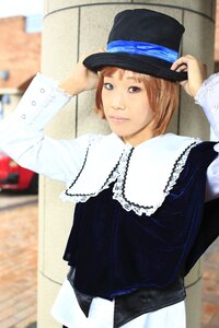 Rating: Safe Score: 0 Tags: 1girl 3d blue_eyes blurry blurry_background blurry_foreground depth_of_field hat heterochromia indoors lips long_sleeves looking_at_viewer photo red_eyes solo top_hat upper_body vest User: admin