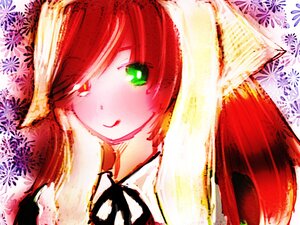 Rating: Safe Score: 0 Tags: 1girl braid green_eyes hat hong_meiling image looking_at_viewer red_hair smile snowflakes solo suiseiseki upper_body User: admin