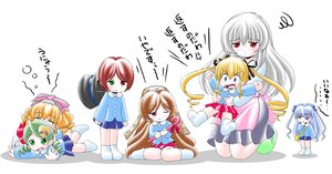Rating: Safe Score: 0 Tags: 6+girls blonde_hair brown_hair green_eyes heterochromia hina_ichigo image kanaria long_hair multiple multiple_girls red_eyes school_uniform shinku short_hair skirt souseiseki suigintou suiseiseki tagme User: admin
