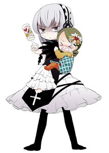 Rating: Safe Score: 0 Tags: 2girls >_< baby bad_id bad_pixiv_id black_eyes blush cake closed_eyes dress drill_hair food frills green_hair hairband heart image kanaria kunkun long_hair looking_back multiple_girls pair rattle rozen_maiden satou_memeko short_hair silver_hair star_(symbol) suigintou tears thighhighs wings younger User: admin