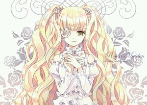 Rating: Safe Score: 0 Tags: 1girl bangs bare_shoulders blonde_hair dress eyepatch flower frills hair_flower hair_ornament image kirakishou long_hair pink_rose rose solo thorns very_long_hair vines wavy_hair white_flower white_rose yellow_eyes User: admin
