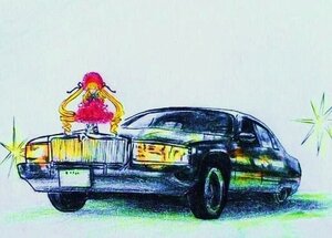 Rating: Safe Score: 0 Tags: 1girl blonde_hair car dress flower grass ground_vehicle hat image long_hair motor_vehicle shinku solo traditional_media very_long_hair User: admin