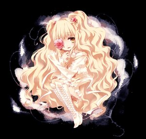 Rating: Safe Score: 0 Tags: 1girl amesawa_mokke bad_id bad_pixiv_id blonde_hair boots dress eyepatch flower frills full_body hair_flower hair_ornament image kirakishou knee_boots long_hair rose rozen_maiden sitting solo transparent_background twintails very_long_hair wavy_hair yellow_eyes User: admin