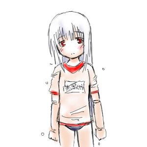 Rating: Safe Score: 0 Tags: 1girl arms_at_sides bangs blush buruma closed_mouth cowboy_shot eyebrows_visible_through_hair gym_uniform image long_hair looking_at_viewer name_tag oekaki red_eyes shirt short_sleeves simple_background sketch solo standing suigintou white_background white_hair white_shirt User: admin