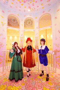 Rating: Safe Score: 0 Tags: blonde_hair bow brown_hair closed_eyes dress flower hat long_hair multiple_boys multiple_cosplay multiple_girls rose short_hair smile tagme yellow_flower yellow_rose User: admin
