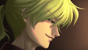 Rating: Safe Score: 0 Tags: 1boy blonde_hair closed_mouth enju face green_eyes human image mizuhashi_parsee ponytail portrait profile solo User: admin