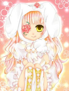 Rating: Safe Score: 0 Tags: 1girl :q dress food fruit image kirakishou long_hair pink_hair solo strawberry tongue tongue_out yellow_eyes User: admin