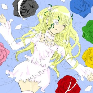 Rating: Safe Score: 0 Tags: 1girl afloat black_rose blonde_hair blue_flower blue_rose closed_eyes dress flower image kirakishou long_hair lying orange_flower petals pink_rose purple_rose red_flower red_rose rose rose_petals solo thighhighs thorns vines white_rose yellow_flower yellow_rose zettai_ryouiki User: admin