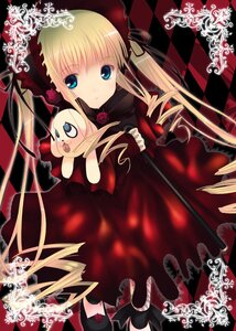 Rating: Safe Score: 0 Tags: 1girl animal argyle argyle_background bangs blonde_hair blue_eyes blunt_bangs bonnet bow checkered checkered_background checkered_floor chess_piece dog dress drill_hair flower hat image kunkun long_hair long_sleeves looking_at_viewer mizuki_makoto perspective photoshop_(medium) red_dress rose rozen_maiden shinku sidelocks solo stuffed_animal tile_floor tiles twin_drills twintails very_long_hair User: admin
