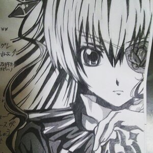 Rating: Safe Score: 0 Tags: 1girl bangs barasuishou close-up closed_mouth eyepatch greyscale image looking_at_viewer monochrome simple_background solo souryuu_asuka_langley User: admin