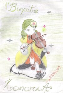 Rating: Safe Score: 0 Tags: 1girl character_name dress flower green_eyes green_hair hair_flower hair_ornament image instrument kanaria long_hair rose solo violin User: admin