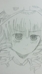 Rating: Safe Score: 0 Tags: 1girl blush crying crying_with_eyes_open drill_hair eyebrows_visible_through_hair face frown hinaichigo image looking_at_viewer monochrome sad solo tears traditional_media twin_drills User: admin