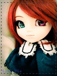 Rating: Safe Score: 0 Tags: 1girl bangs closed_mouth doll dress green_eyes long_hair looking_at_viewer red_hair ribbon solo souseiseki upper_body User: admin