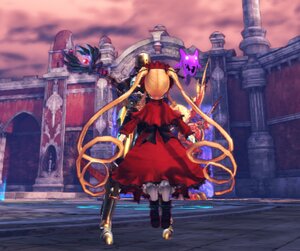Rating: Safe Score: 0 Tags: 1girl blonde_hair dress full_body hair_ribbon image long_hair railing red_dress ribbon shinku solo standing twintails User: admin